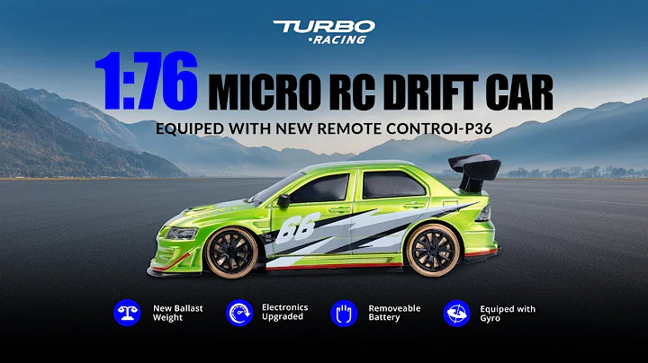 Turbo Racing New Released C66 1/76 RC Drift Car Unboxing and Test