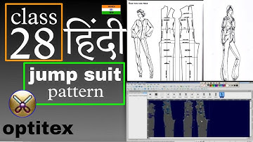 how to make jump suit pattern | pattern making tutorial | optitex pattern making