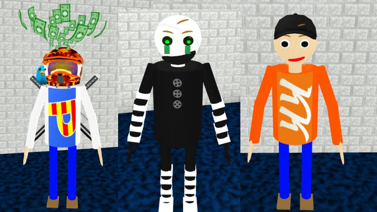 Play As Baldi Youtubers Pghlfilms Kindly Keyin Iulitm More Roblox Baldi S Basics Rp Youtube - pghlfilms roblox baldi obby