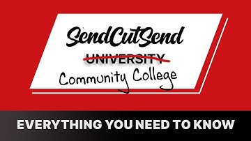 Introduction to SendCutSend Education