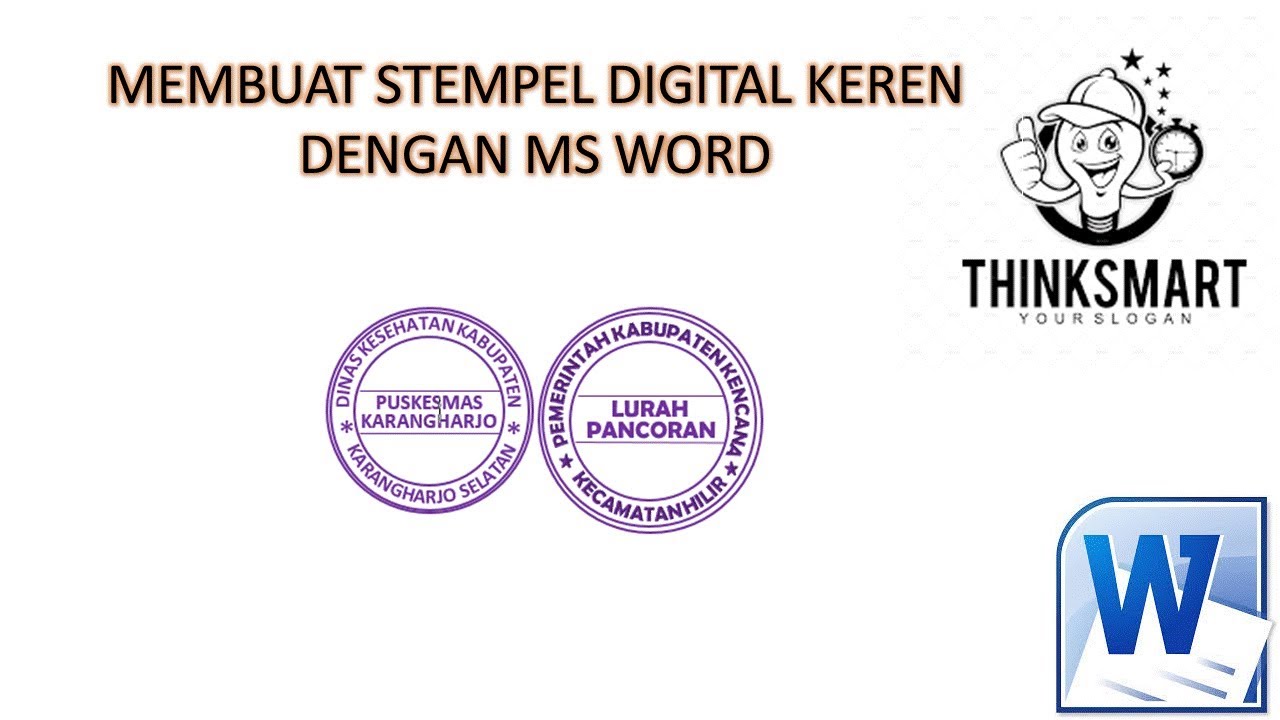 Cara Membuat Stempel Digital