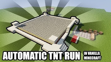 Automatic TNT Run Minigame with command blocks (Vanilla Minecraft)