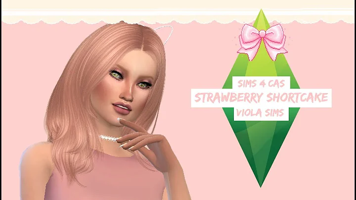 Strawberry Shortcake Sims 4 Create-a-sim // Viola