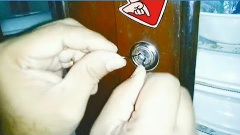 How To Open Drawer Lock Without key #ytshorts #shorts #lock