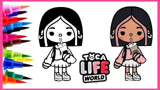 Drawing Cinnamoroll Girl ver 3 Styles, Toca Life World, Avatar World