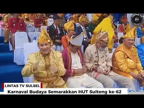 KARNAVAL BUDAYA SEMARAKKAN HUT SULAWESI TENGAH KE-62