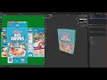 Blender 3D Tutorial:  Cereal Box Texturing and UV Mapping