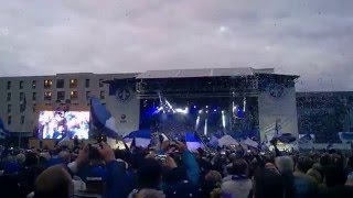 SV Darmstadt 98 Klassenerhalt Party auf dem Karolinenplatz 14.05.2016