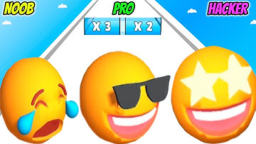 Emoji Stack - NOOB vs PRO vs HACKER