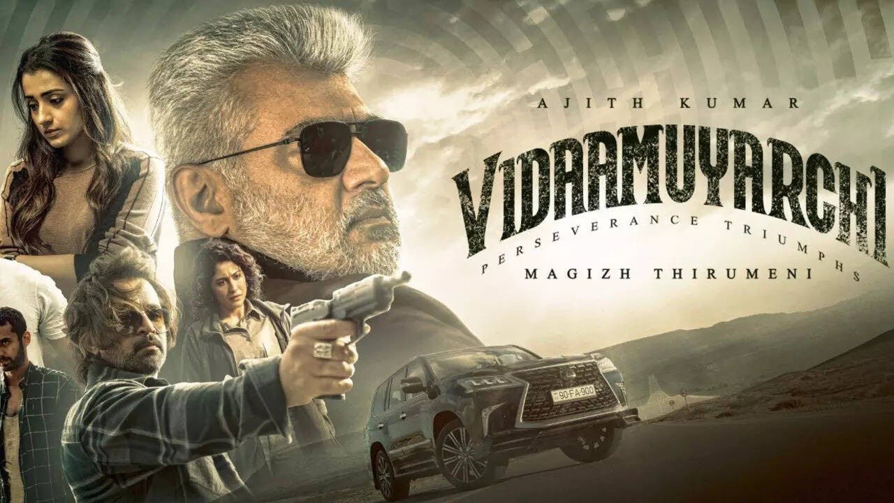 Vidaamuyarchi | New South movie hindi dubbed 2025| Ajith Kumar,Trisha 