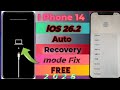 I Phone 14 Auto recovery mode Fix/ whit 3u tool Free 💯 Screen Unavailable Remove#iphone14#3utools 