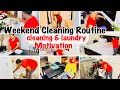 WEEKEND CLEANING ROUTINE | CLEANING & LAUNDRY MOTIVATION | Tifani Michelle