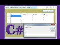 C# Tutorial - How To Add A Row To DataGridView From InputBox In C# [ With Source Code ]