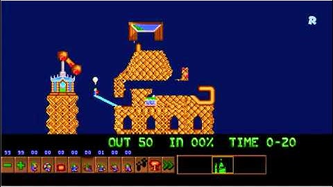 Lemmings Custom - The Bashers Temple