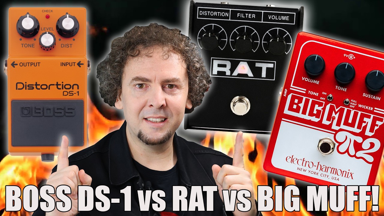 Boss DS-1 vs ProCo Rat 2 vs EHX Big Muff 2 Tone Wicker | Which is
