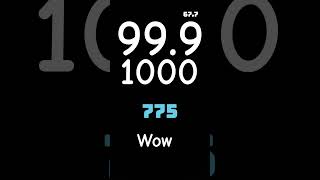 1 To 1000 Remake 1 Minute 45 Seconds November 2025