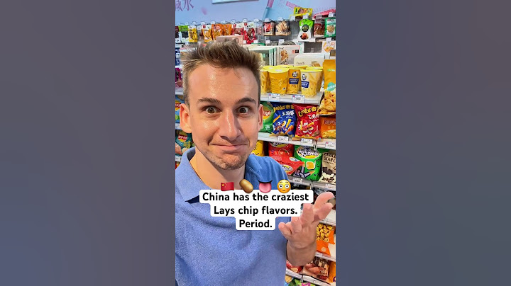 China has the CRAZIEST Lays chips flavors 😳