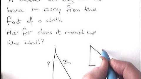 Pythagoras problem ladder - How to