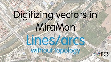 Digitizing lines/arcs without topology in MiraMon [Demo-Tutorial][english version]
