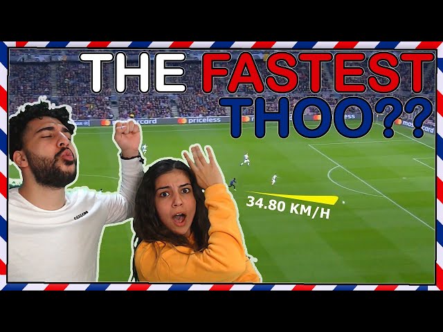 American Reacts To Fastest Sprints Speeds In Football! class=