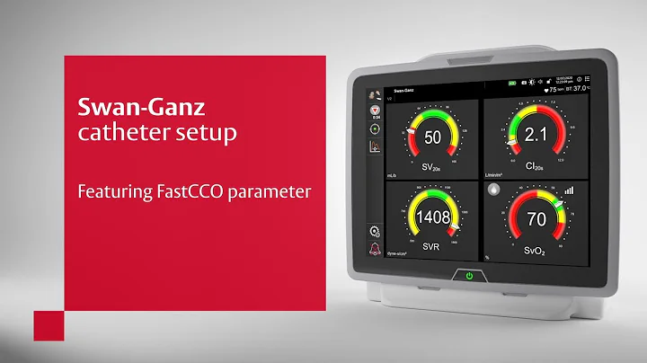 Swan-Ganz catheter setup - Featuring Fast CCO parameter