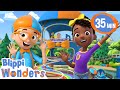 Ultimate playground  35 minutes of blippi wonders  kids cartoons  party playtime