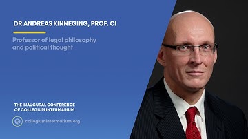 Dr. Andreas Kinneging, prof.dr. CI - de openingsconferentie van Collegium Intermarium