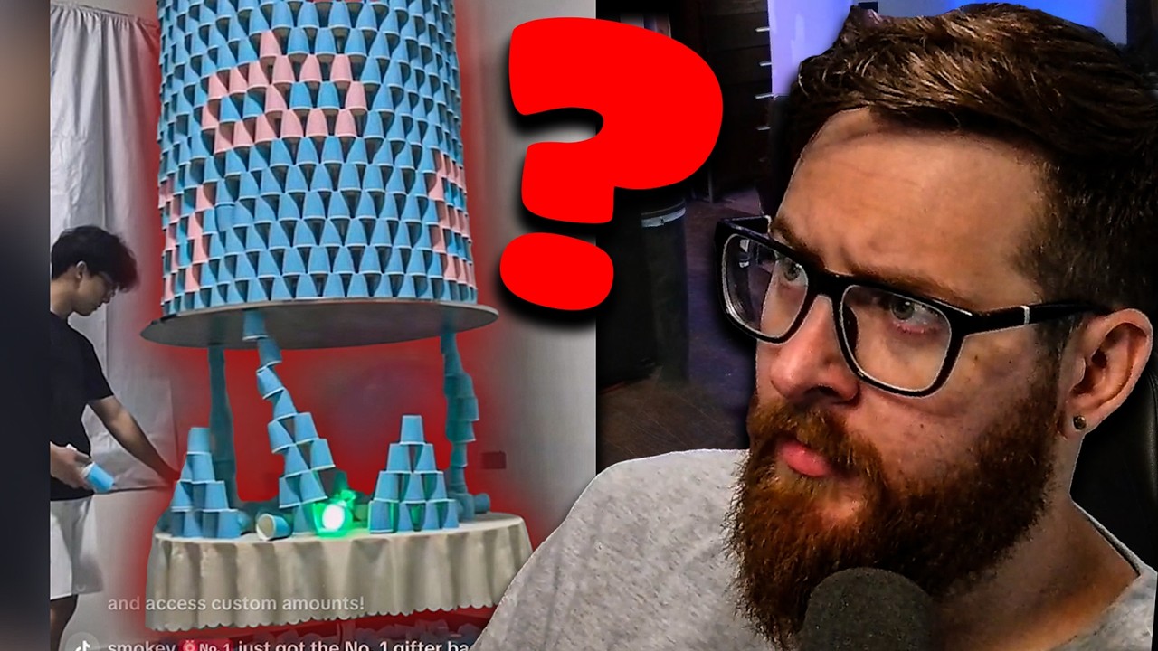 Geniusly TikTok’s Cup Stacking Scam Is Geniusly Dumb - YouTube