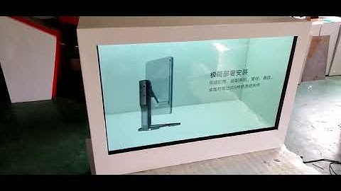 Transparent Interactive touch screen light box-3