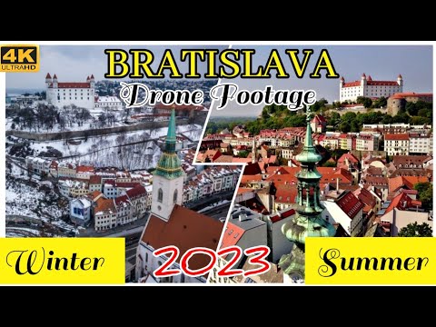 【4K】Bratislava Drone Footage