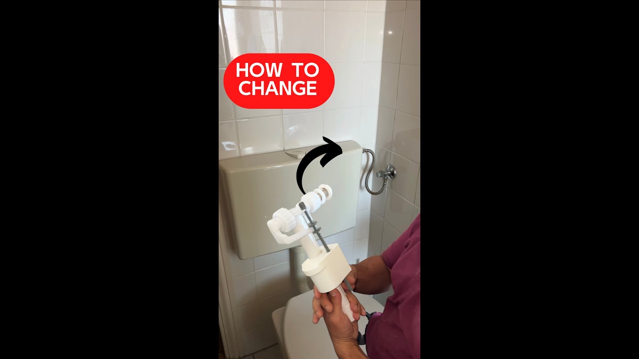 A Pro Plumber Shows How to Replace a Toilet Float Valve #diyplumbing #plumb...