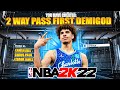 BEST “2-WAY PASS FIRST POINT” BUILD IN NBA 2K22 is a DEMIGOD