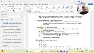 Sections 6-3 to 6-5, Part 1:  Sampling error