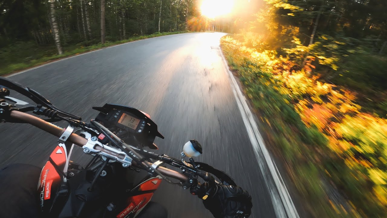 Early Autumn Ride - Aprilia SXV 4.5 Onboard - Gopro Hero 8 Black - Arrow Exhaust