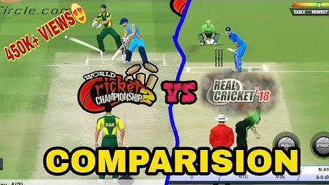Wcc2 vs Real cricket 18 (comparision) || TECH WIDFRNDZ
