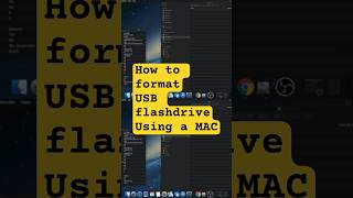 HOW TO format a USB flash drive using a Mac computer. #usb #flashdrive #format #mac #macbook