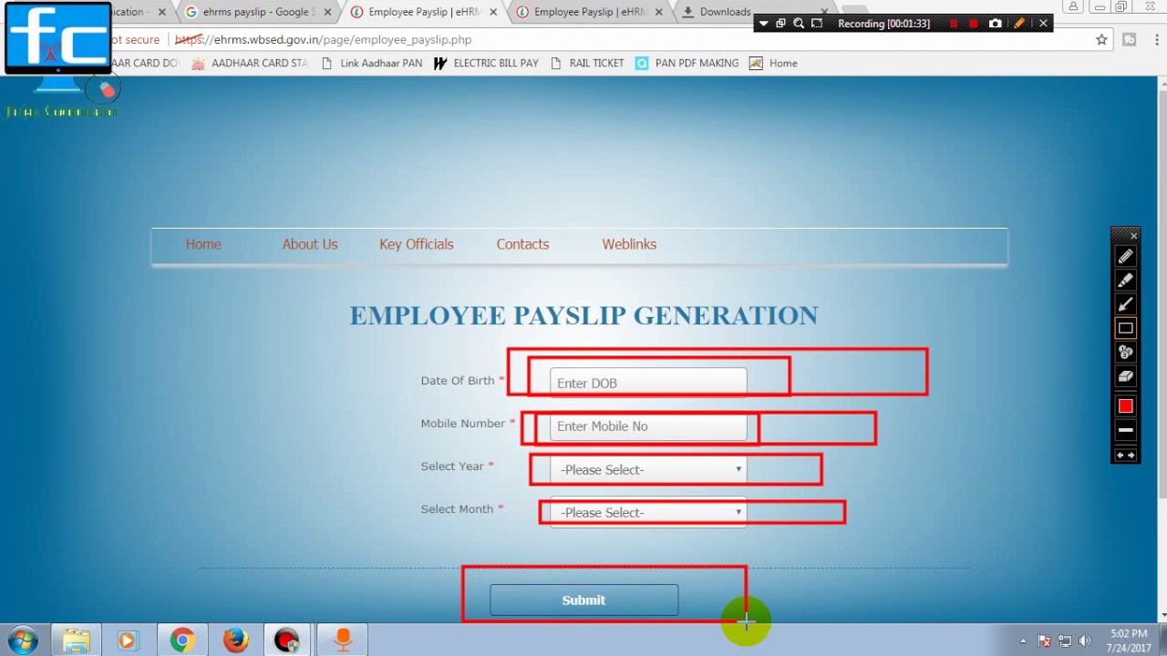 bengal pay slip west employee for Generate How Payslip teachers West to primary Bengal