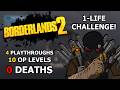 Can I Beat The Borderlands 2 1-Life Challenge?
