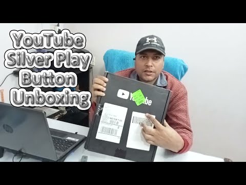 Silver Play Button Unboxing