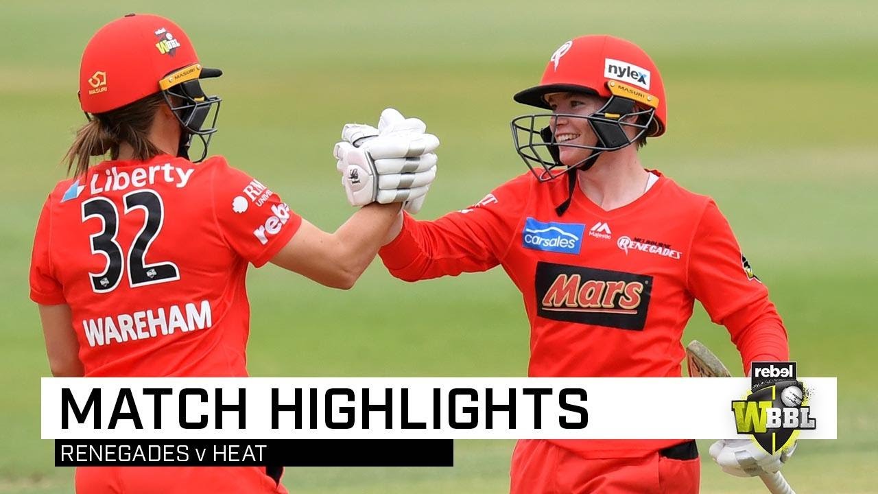 Renegades pull off record WBBL chase against Heat | Rebel WBBL|05