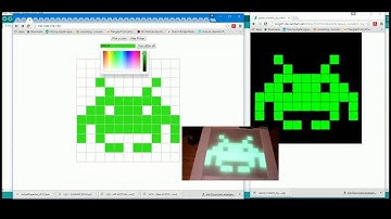 "Tutorial": LED Matrix Table per Browser gesteuert mit Arduino MEGA Ethernet shield + CODE