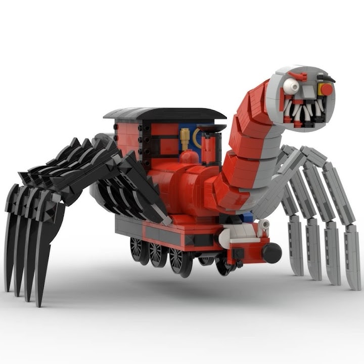 Cursed Thomas Exe 1/2 Choo Choo Charles Monster Lego moc