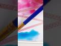 マスキングテープの上に水彩絵の具を塗ってみた#paint #shorts