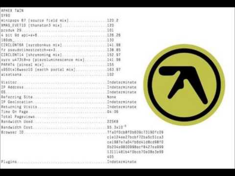 Aphex Twin - s950tx16wasr10 (earth portal mix) (Syro 2014)