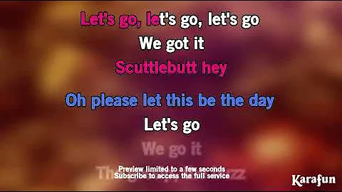 Scuttlebutt The Little Mermaid 2023 Karaoke version preview KaraFun UK