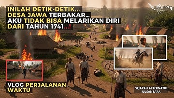 🔥 VIRAL! VLOGGER TERJEBAK DI PERANG JAWA 1741 — Kisah Nyata Pemberontakan Melawan VOC | Time Travel