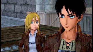 Mikasa Jealous Over Eren Helping Historia   Attack on Titan Game  Shingeki no Kyojin