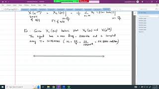 6. Discrete Time Fourier Transform, Sampling and Reconstruction