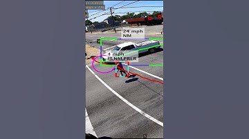 Pedestrian Crossing with Through Vehicles