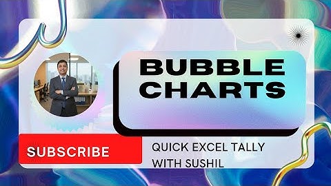Bubble Chart In Excel #excel #exceltutorialforbeginners #exceltutorial #chartexcel